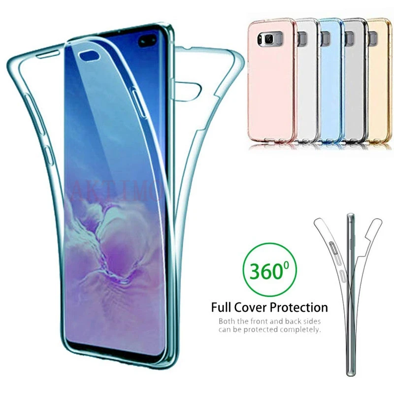 

360 TPU Case For Samsung Galaxy S6 S7 Edge S8 S9 S10 J4 J6 A6 A8 Plus A7 2018 M10 A10 A30 A40 A50 J1 J3 J5 J7 A3 A5 A7 2016 2017