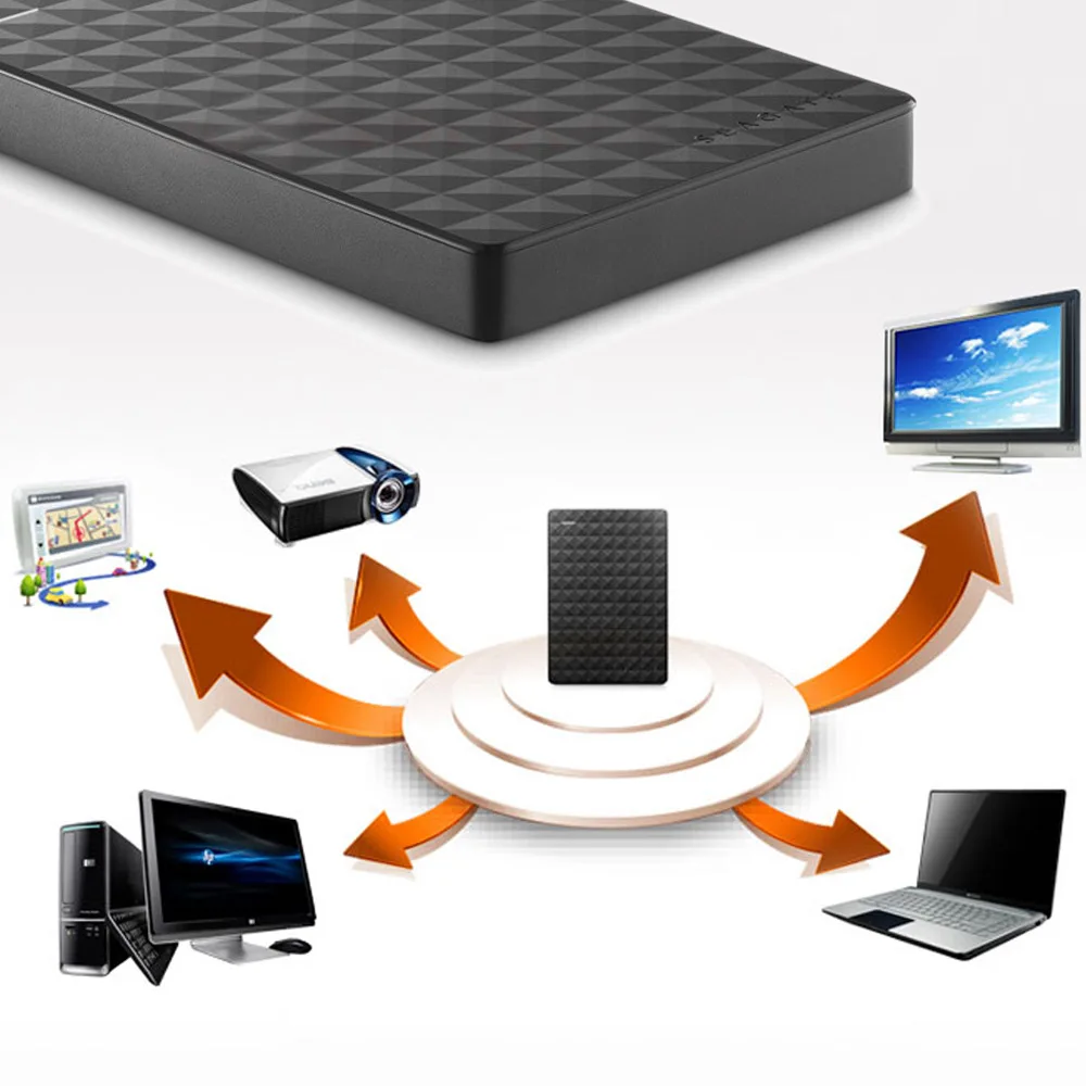  Seagate 1TB 2TB 4TB Expansion USB 3.0 HDD 2.5