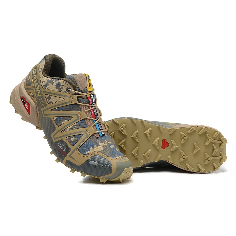 2018 Salomon Shoes Men Speed Cross 3 CS Sneakers Mens Camo Cross-country Running Shoes Male Athletic Shoes Sport shoes