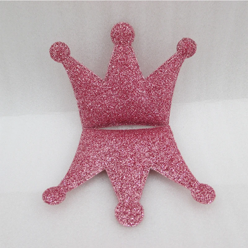 10 Pcs 80*60mm Crown Pattern Hair Accessories Patch,DIY Handmade Materials For Crafts Hair bow Cloth Decor,10Yc6989
