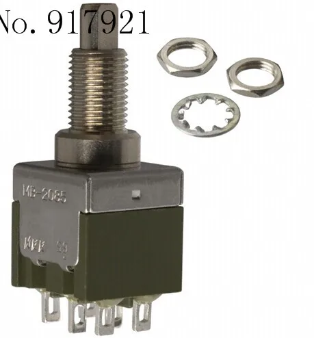 

[ZOB] MB-2085 Japan imported from Japan nkk open MB-2181 miniature push button switch MB-2185 metal bushing --10pcs/lot
