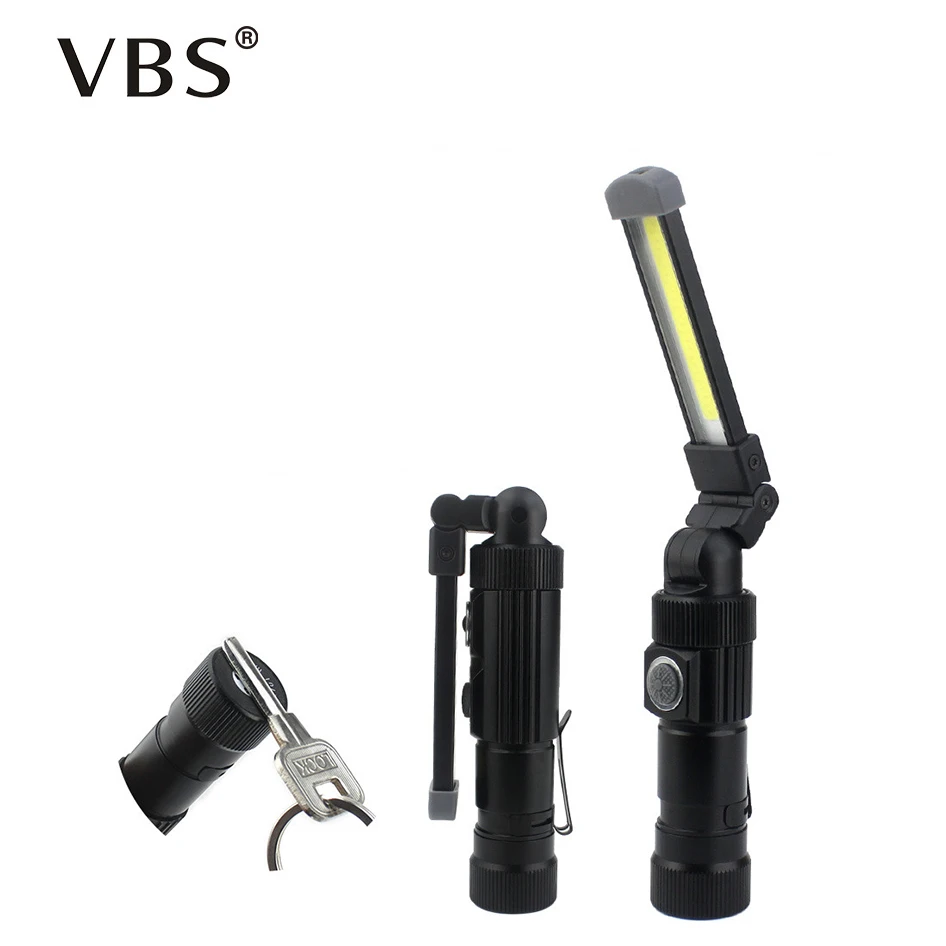 

Portable 5 Mode COB Flashlight Torch USB Rechargeable LED Work Light Magnetic Lanterna Hanging Hook Lamp For Outdoor Camping A1