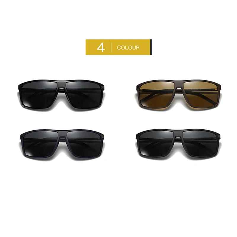 KEITHION Fashion Polarized Square Sunglasses Men Driving Sun Glasses For Men Brand Design High Quality Mirror Eyewear Male Women