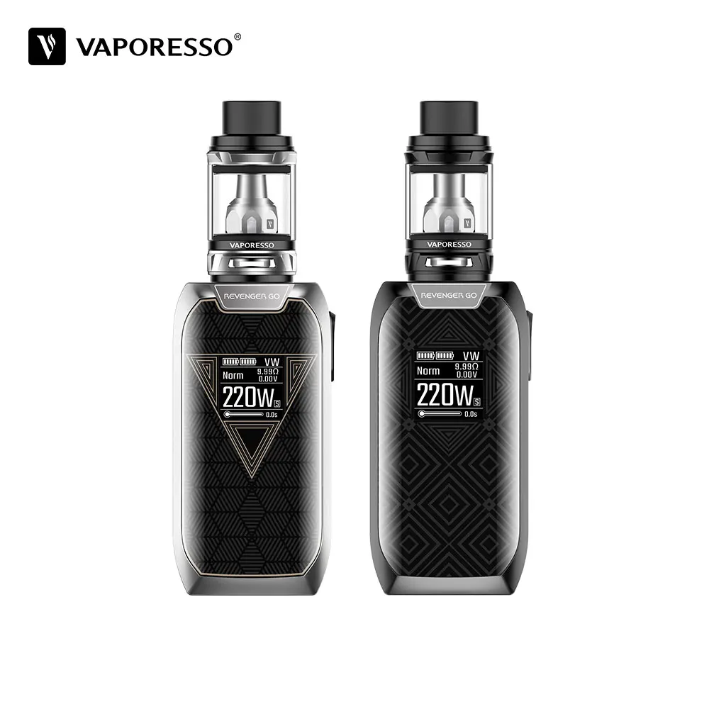 

Original Vaporesso Revenger Go kit 220W with Built in 5000mAh Battery and 2ml NRG atomizer revenger vaper