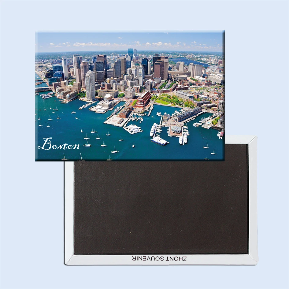 

Boston the capital of Massachusetts and the largest city in New England Fridge Magnets 21662 Vacation Tourist Gift