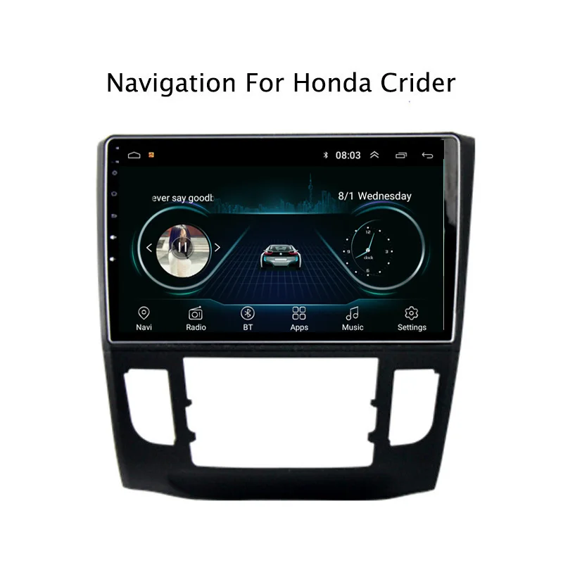 Cheap 10.1" 2.5D IPS Android 8.1 Car DVD GPS Player For Honda Crider 2013-2018 Car Radio Stereo Head Unit with Navigation 1