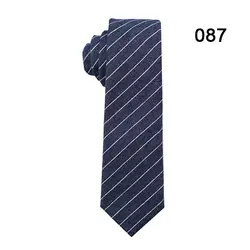 Новый мужской полосатый галстук, мягкий хлопковый, приятный для кожи, влагоотводящий жаккардовый галстук VK-ING