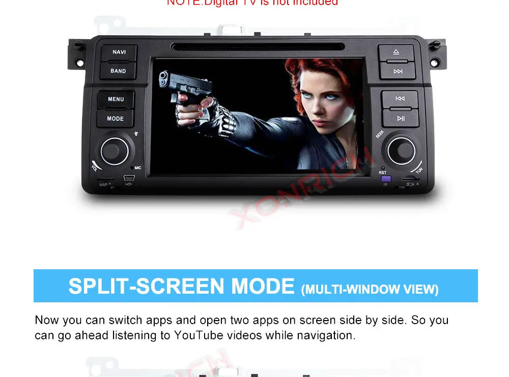 Clearance 1 Din autoradio android tape recorder Car DVD Player For BMW E46 M3 Rover 75 1998-2006 GPS Navigation WIFI USB 4G obd2 18