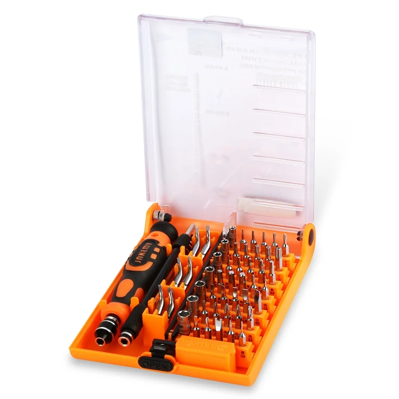 

JAKEMY JM-8150 52 In 1 Multifunctional Tools Aircraft Fix DIY Repairing Herramientas UAV Tools Box Set Screwdriver Kit Set