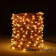 Magicnight 150 светодио дный s 50FT светодио дный Подключите строка Звездное свет открытый декоративные гирлянды для Свадебные украшения теплый белый 15 м
