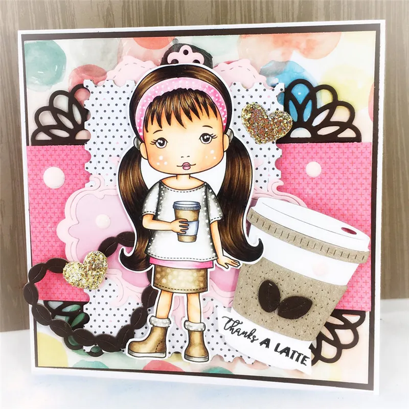 

Coffee Cup Die Metal Cutting Dies for Scrapbooking 2019 New Craft Dies DIY Album Card Making Decor Paper