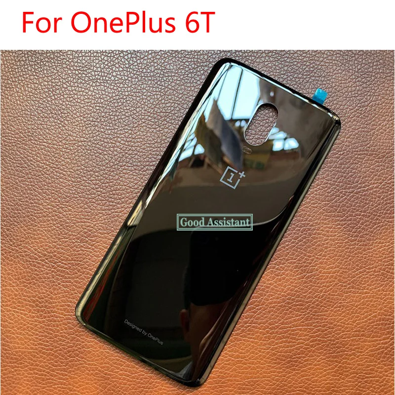 

Original 6.4 inch Black/Transparent NEW Back Battery Cover Door Housing case Rear Glass parts For OnePlus 6T 1+ 6t A6010 A6013