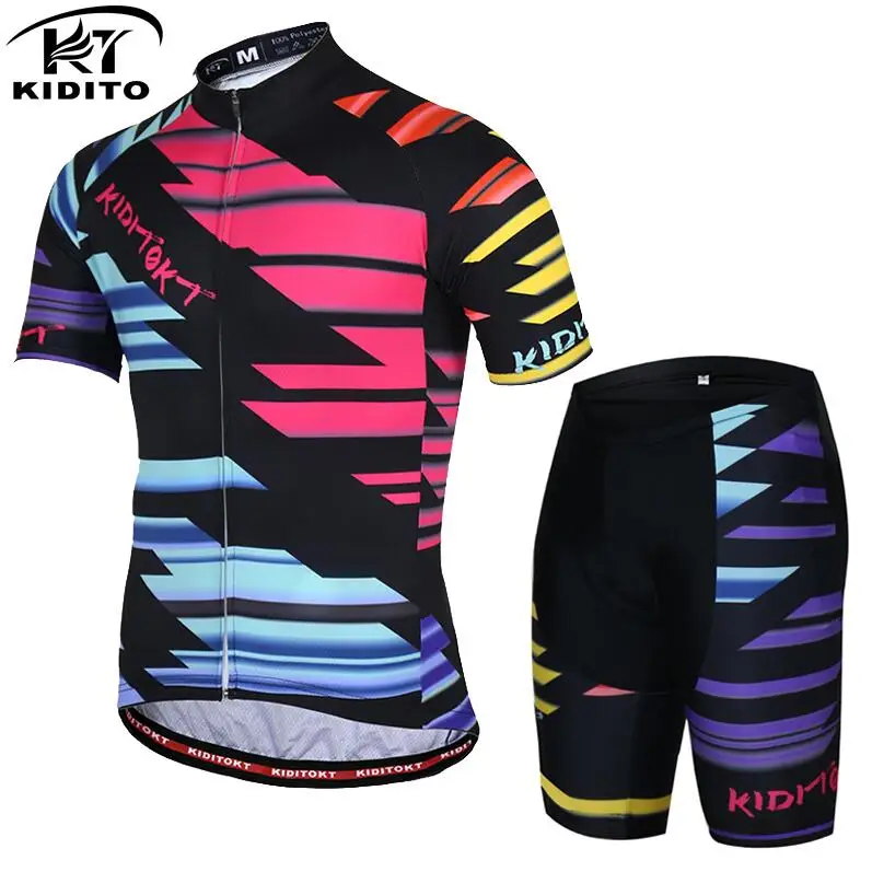 CBJ-TZ-0901 Kiditokt Pro комплект для велоспорта MTB велосипедный equipacion ciclismo велосипедная одежда горный 21 цвет Майо Ropa Ciclismo Одежда - Цвет: CBJ-TZ-0901