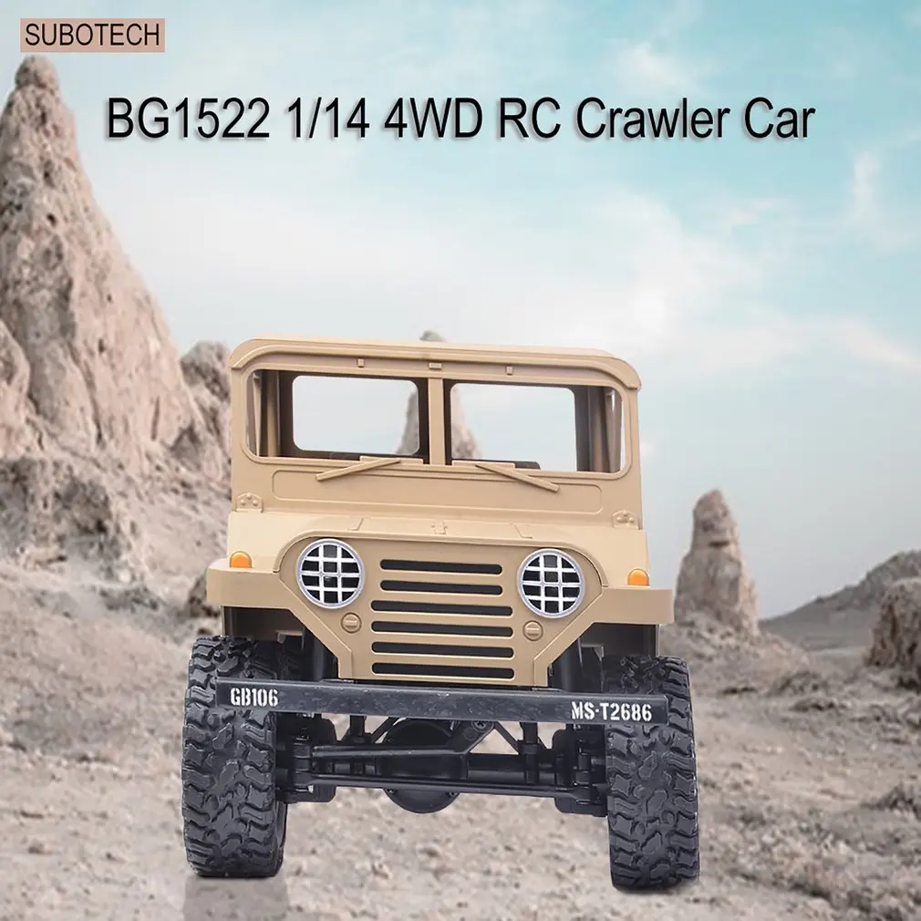 

SUBOTECH BG1522 1/14 2.4G 4WD Crawler Off-road RC Climbing Car Buggy Toys High Speed Vehicle with Headlight RTR