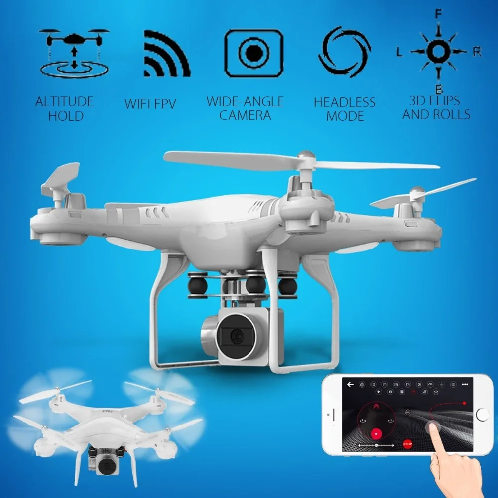 Lensoul font b Drone b font 4 Channel 2 4GHz 2MP HD camera LED Lighting 6