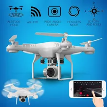Lensoul Drone 4 канала 2,4 ГГц 2MP камера HD светодиодный освещения 6 оси гироскопа 360 градусов Роллинг Quadcopter APP комплект высота удаленного БПЛА