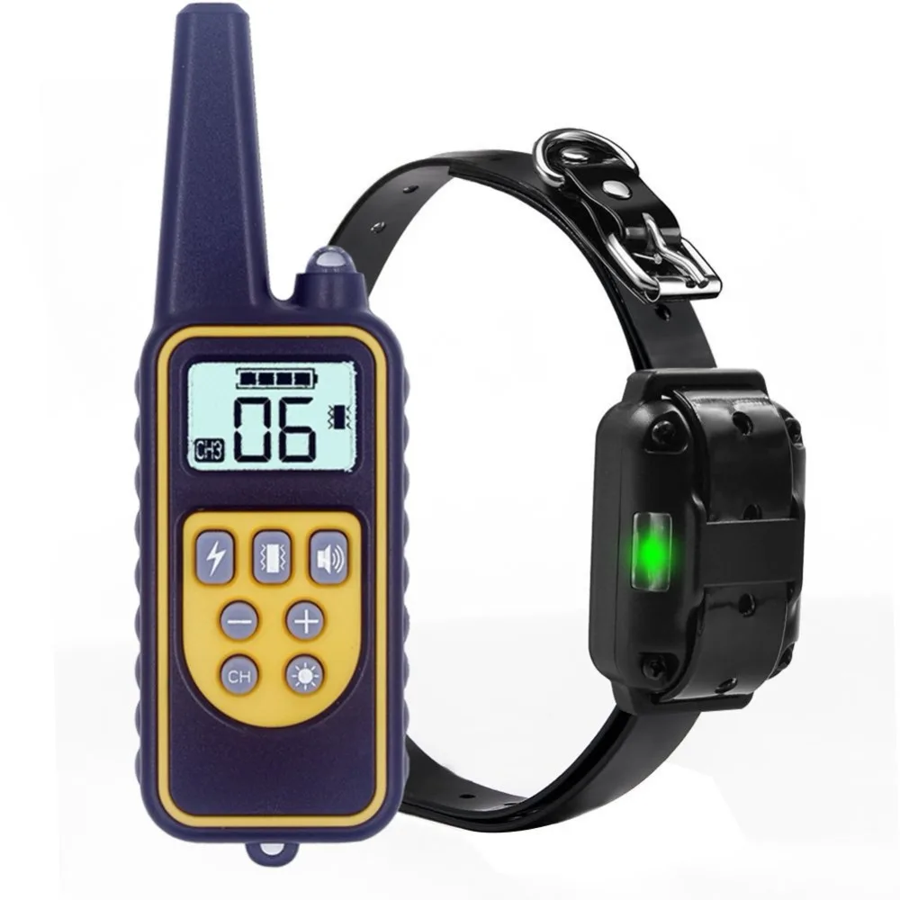 Dog Training Collar 800M Remote Rechargeable And Waterproof Pet Trainer