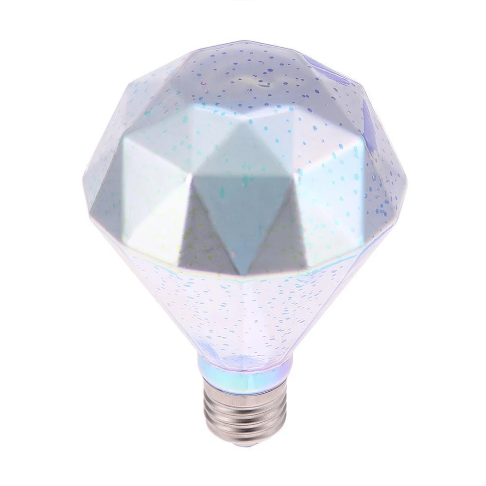 

3D Fireworks Bulb KTV Christmas Fairy Light Home Decor Colorful LED Lamp Creative E27 Diamonds Holiday Exhibition Lighting