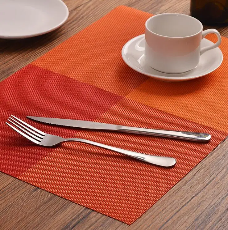 Fyjafon 4/6 шт. набор кухонных ковриков для стола Европейский ресторанный ПВХ коврик для места термозащитные гостиничные коврики современный коврик на стол