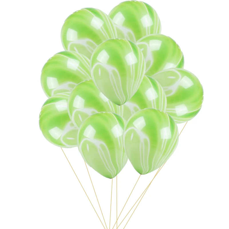 10 шт./лот 12 дюймов синие Агатовые латексные шары надувные воздушные шары Свадебные украшения для взрослых детей воздушные шары для дня рождения вечеринки поставки
