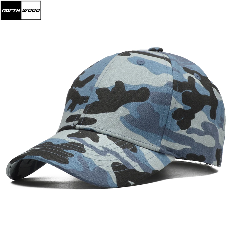 

[NORTHWOOD] High Quality Brand Mens Baseball Cap Women Camouflage Cap Jungle Army Cap Gorras Para Hombre Cotton Camo Trucker Cap