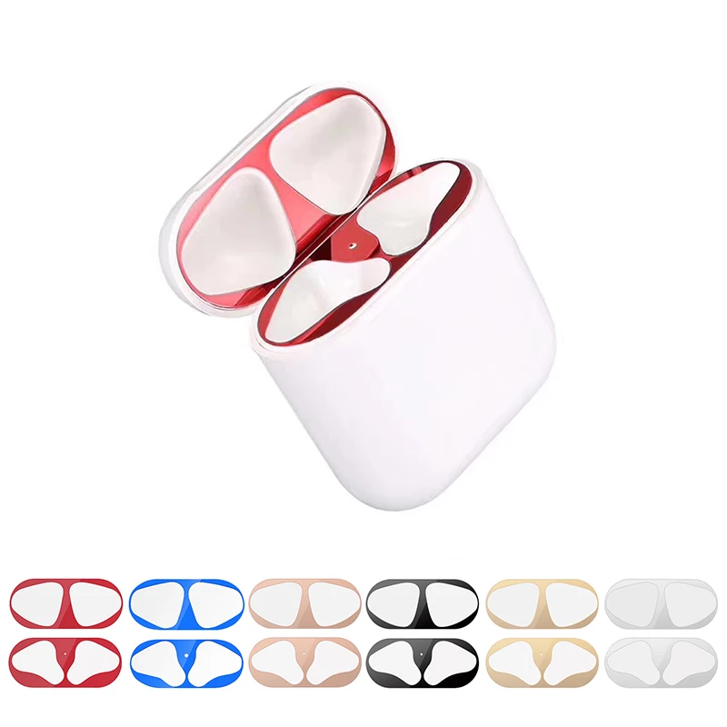 

Metal Dust Guard for Apple AirPods 2 Case Cover Protective Sticker Skin Protecting For Apple AirPods 2 Cases from Metal Shavings