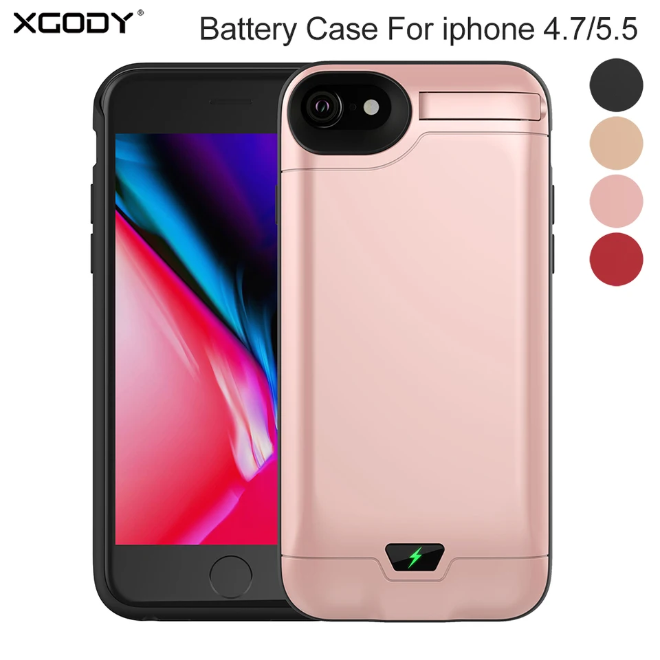 Xgody 8000mah Super Power Battery Case For Iphone 6 6s 7 8 Plus