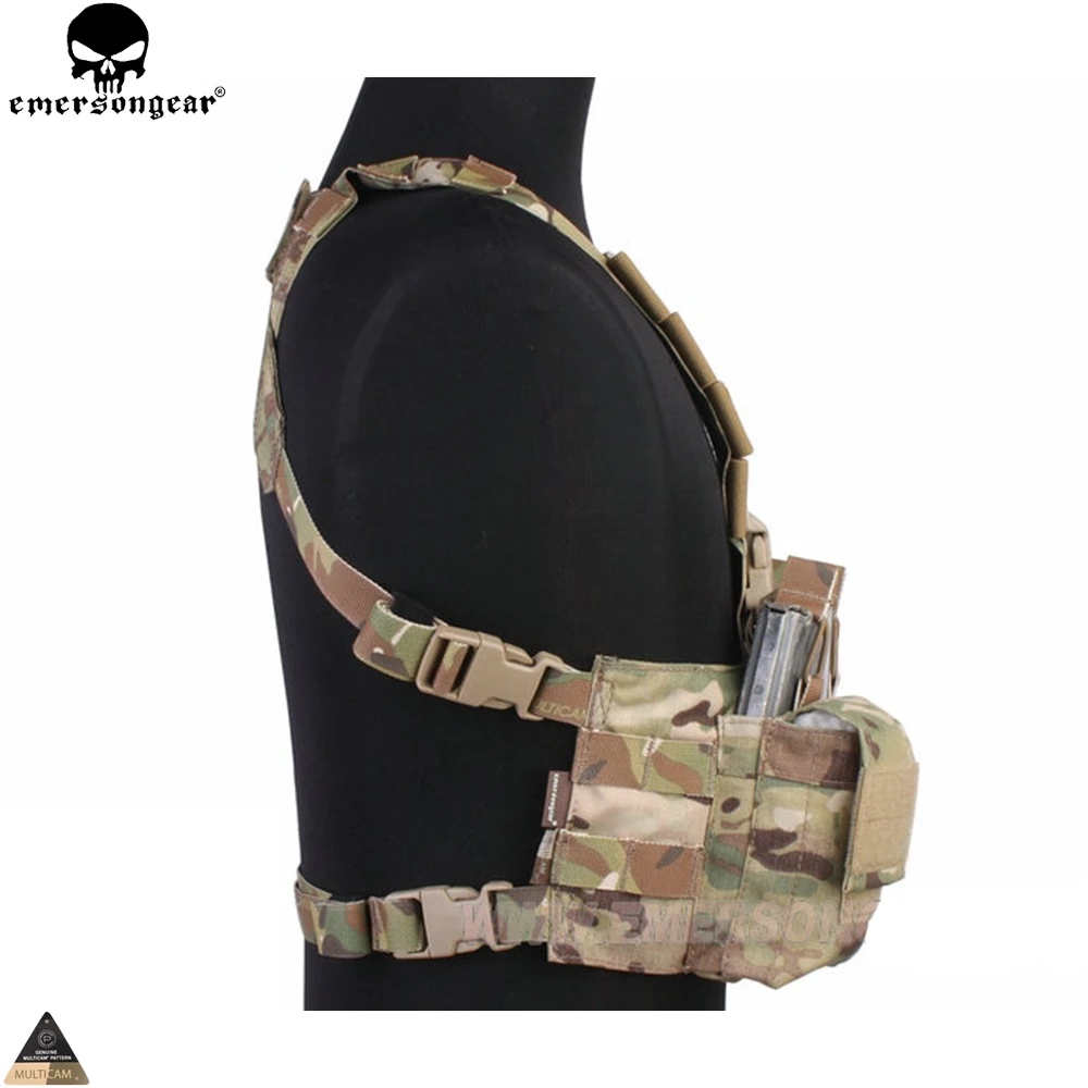 EMERSONGEAR легкий жилет для груди тактический боевой Recon с мешочком магазина