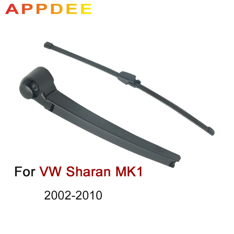 

APPDEE Wiper Rear Wiper Blade & Arm Set Kit Fit For VW Sharan MK1 2002-2010 Windshield Windscreen Rear Window