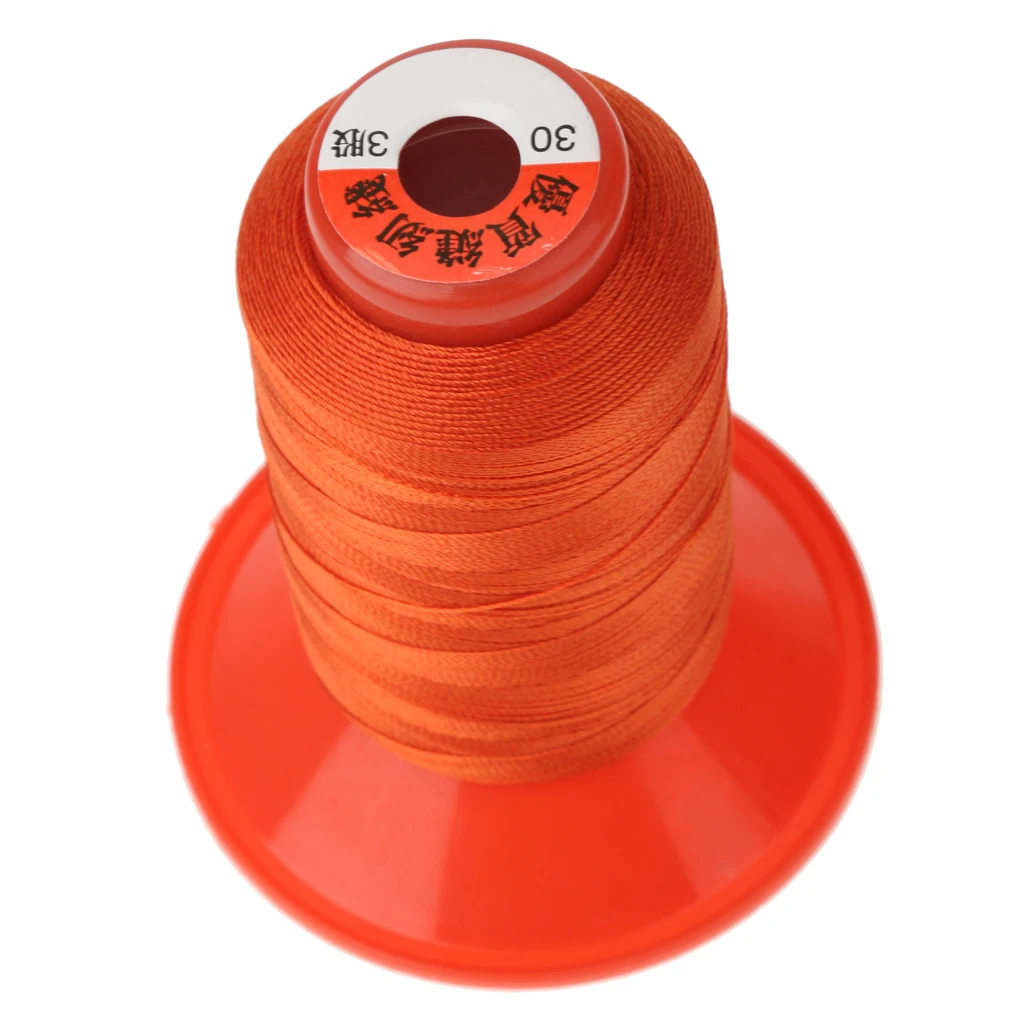 Orange Strong Nylon Sewing Thread Large 500meters Heavy Duty Spools