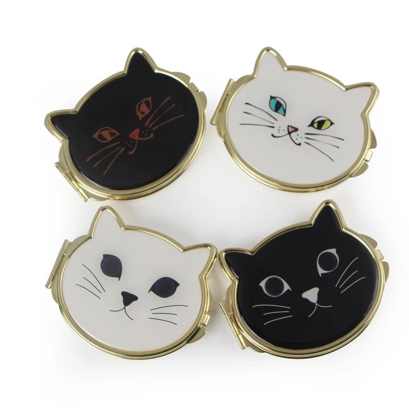 Cute Cat Makeup Mirror Portable Compact Mirror Souvenir Birthday Gift Event Prize (17)