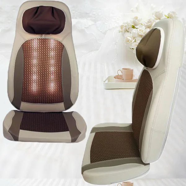 Portable Back Massager Chair With Luxury Leather Full body Massage Pad