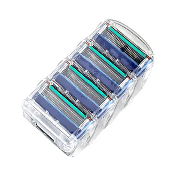 4pcs/lot High Quality Razor Blades for Men Shaving Razor, 5 Layer Cassette Shaving Fusione For RU&Euro Shaver