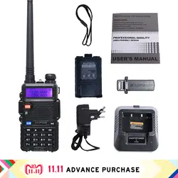 Baofeng UV-5R двухканальные рации 10 км портативный радио uv 5r handphone telsiz comunicador кошелек Охота