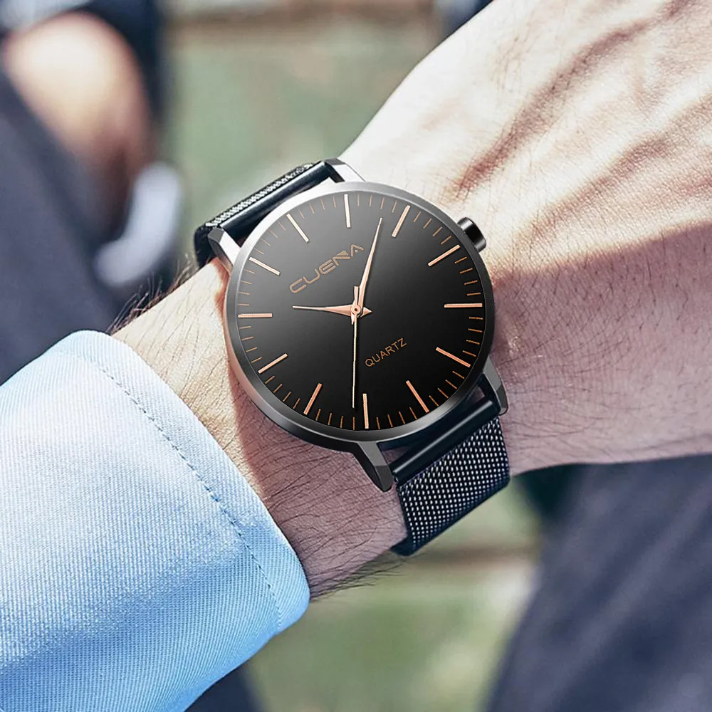 

montre homme 2019 Best Sell Watch Men Luxury Classic Steel Watches Retro Hombre Quartz Wristwatch Fashion Casual reloj hombre