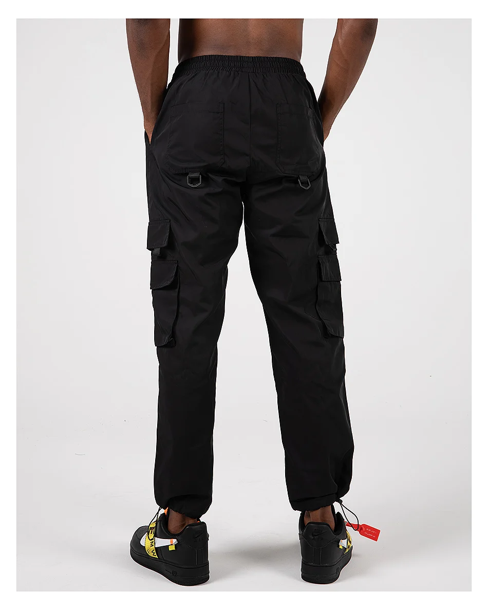 HEYGUYS брюки мужские однотонные брюки кэжуал хип-хоп высокие уличные брюки мужские джоггеры большие брендовые высококачественные клетчатые брюки