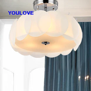 

Modern Flower Ceiling Lights Fixture Romantic Round Ceiling Lamp Home Indoor Lighting Bedroom Living Room Dining Room Lamp D40cm
