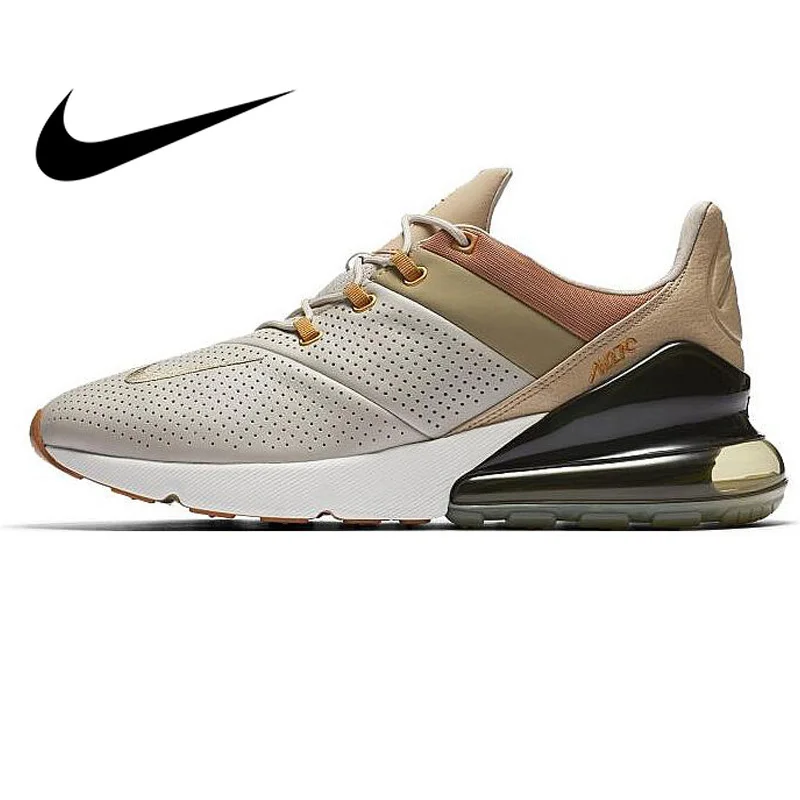 Оригинальная продукция Nike бренд Air Max 270 Премиум мужские кроссовки дышащие на шнуровке Кроссовки повседневные износостойкие кроссовки