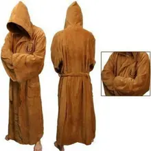 Для взрослых Звездные войны коричневый джедай черный Sith спальный халат мужской Халат накидка костюм для отдыха