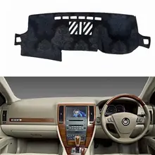 Для Cadillac STS 2005 2006 2007 2008 2009 2010 2011 фланель приборной панели крышки тире Pad коврик в машину козырек от солнца изготовленный на заказ