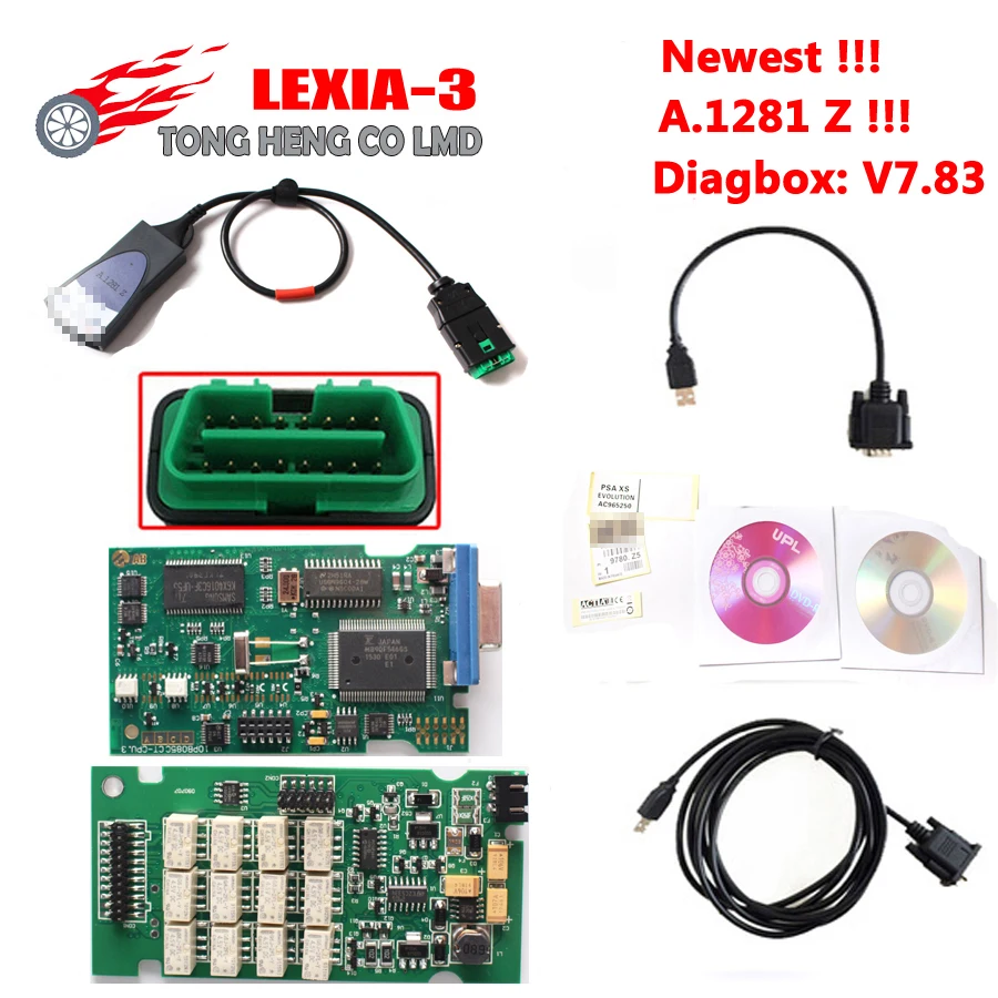 Новейшие наклейки A.1281 Z! Прошивка 921815C Lexia3 PP2000 V25 Lexia 3 V48 Diagbox 7 83 Lexia-3
