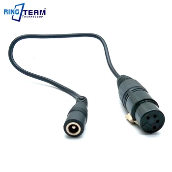 

Female DC5.5*2.5mm to 4 Pins XLR Cannon X Series Latch Rubber Connector Power Cables for Video Camera Camcorder Lilliput monitor
