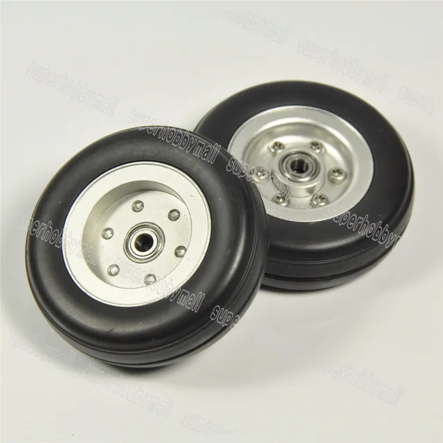 Cheap Sky-fly 1pc Rubber Wheels with Alu Hub For RC Airplane  2''/2.25''/2.75''/3''/3.75''/4''
