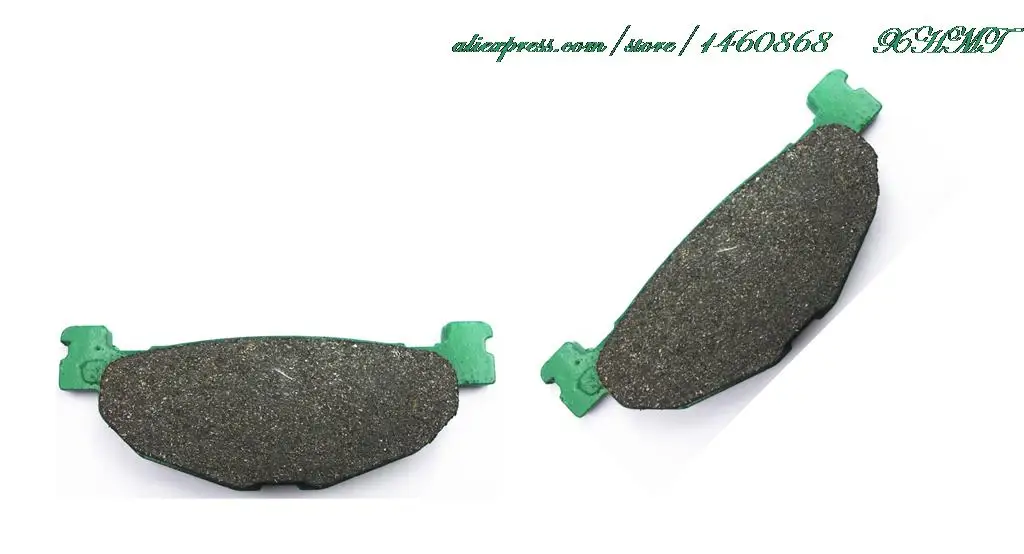 Carbon Rear Pills Для YAMAHA 500 33 kw TMAX SJ03 2004-2007 дисковые Тормозные колодки таблетки Передняя Задняя 2006 2005 - Цвет: Carbon Rear Pills
