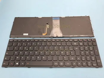 

New Azerty French Keyboard For Lenovo G50-80 G50-80 Touch laptop French keyboard Black Frame with Backlit
