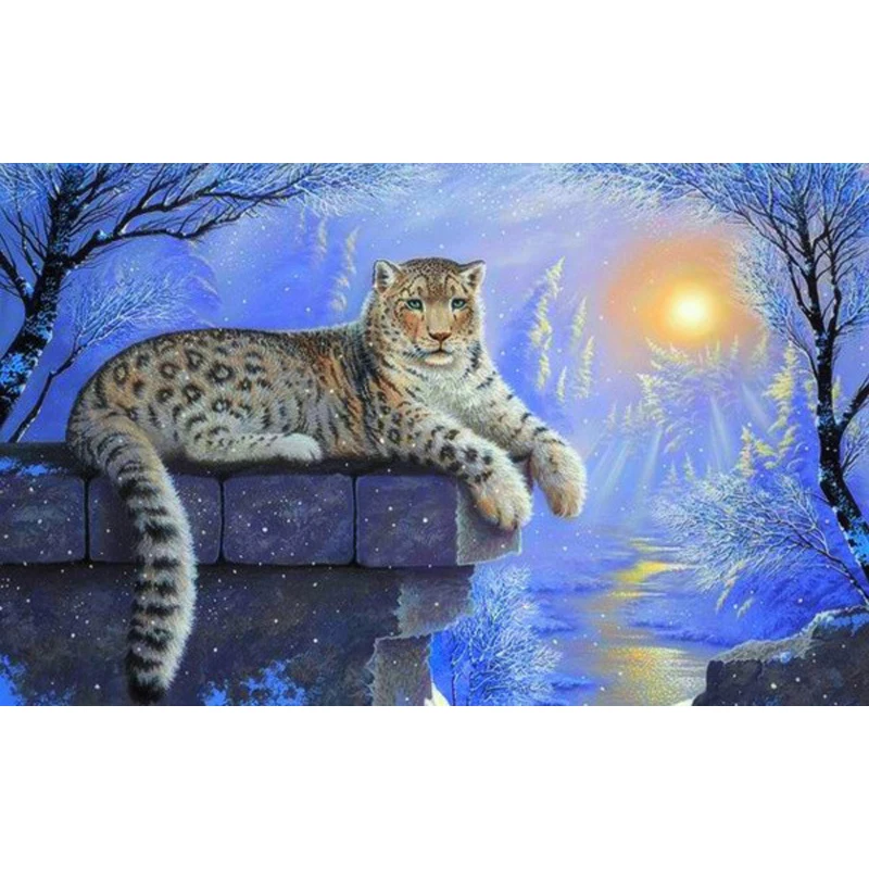 H2224 dimond painting,diamond embroidery icons,diamond embroider Snow