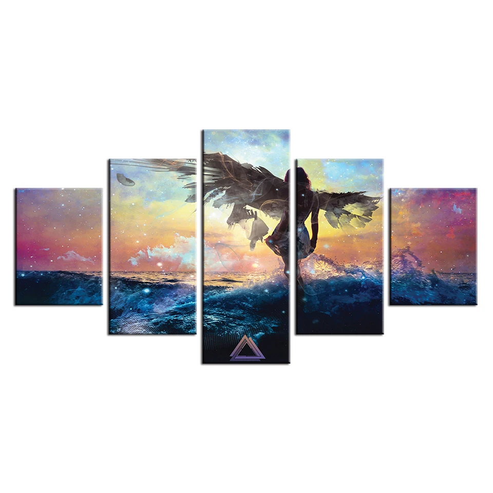 

5pieces framed Wall Art Picture Gift Home Decoration Canvas Print painting beautiful Abstract poster wholesale/11Y-ZT-23