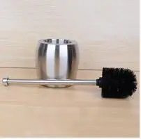 black brush Новинка, модный прочный держатель для туалетной щетки из нержавеющей стали 304, матовый никель, набор аксессуаров для ванной комнаты - Цвет: black brush