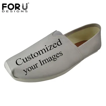 

FORUDESIGNS Personality Customized Loafers Fashion Women Breathable Mesh Zapatos Shoes Youth Girls Travel Light Slip On Shoes