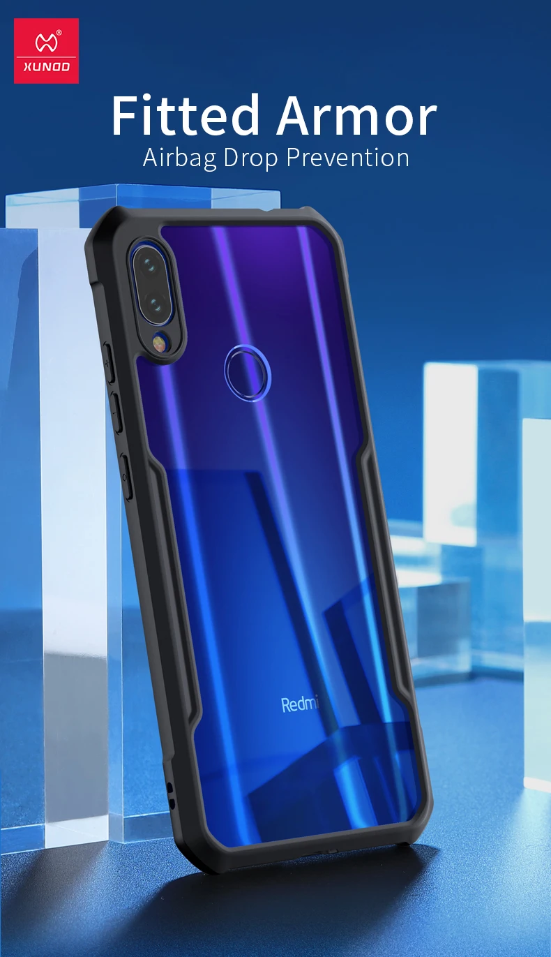 Чехол для телефона xiaomi redmi K20 pro mi 9T Pro note 8 pro кольцевой защитный чехол бампер XUNDD прозрачный redmi K 20 чехол